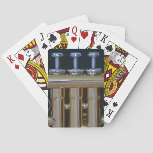 Trumpet Valves Playing Cards