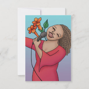 Trumpet Vine Singer Invitation