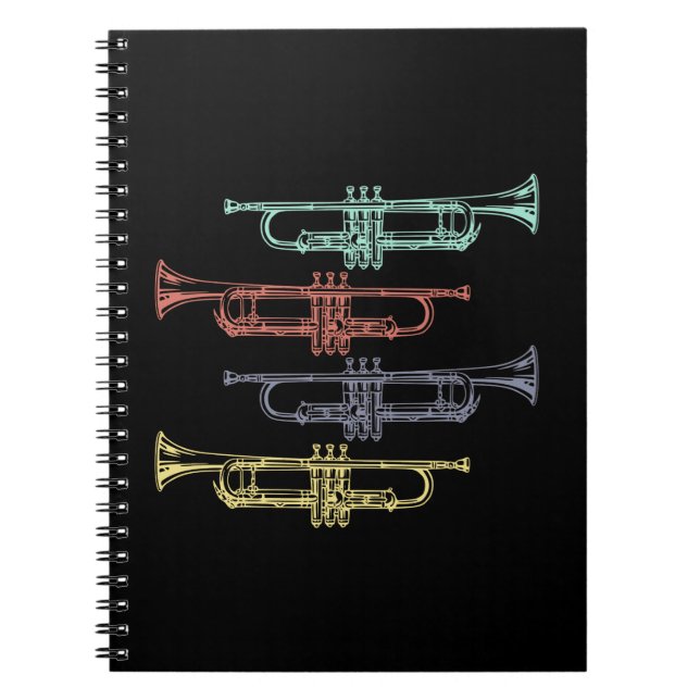 Trumpet Vintage Notebook (Front)