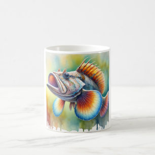 Trumpeter Fish 210724AREF104 - Watercolor Coffee Mug