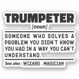 Trumpeter Noun Definition Trumpet Player Birthday