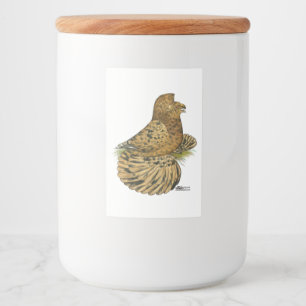 Trumpeter Pigeon Almond Food Label