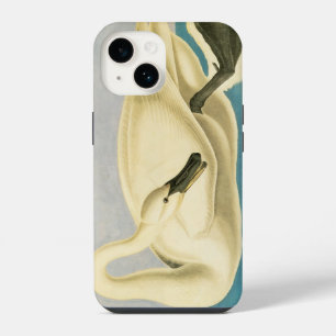 Trumpeter Swan by John James Audubon, Vintage Bird iPhone Case