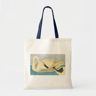 Trumpeter Swan by John James Audubon, Vintage Bird Tote Bag