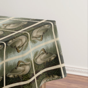 Trumpeter Swan - from Audubon's Birds of America Tablecloth