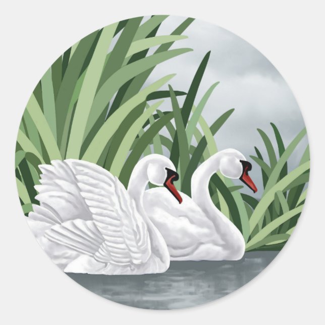 Trumpeter Swan Stickers (Front)