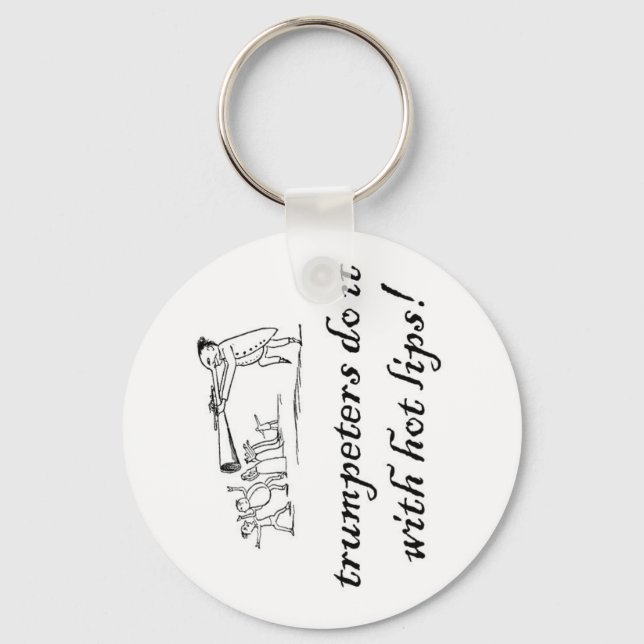 trumpeters do it with hot li key ring (Front)