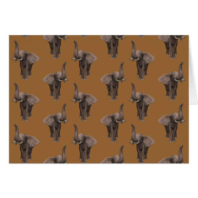 Trumpeting Elephant (Front Horizontal)