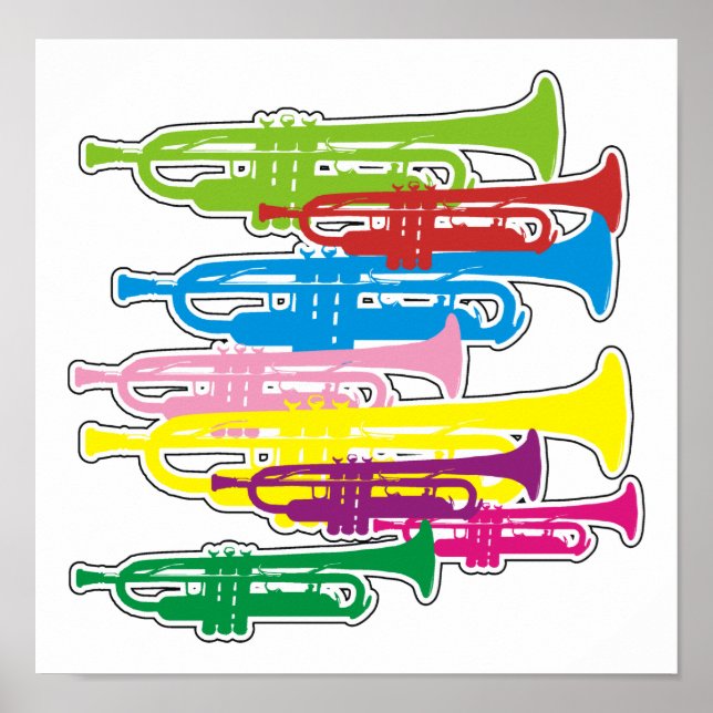 Trumpets Colours Poster (Front)