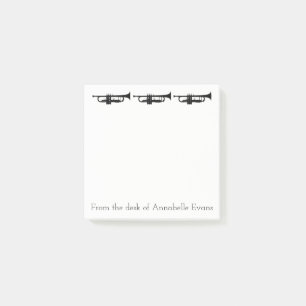 Trumpets Personalize Post-it Notes