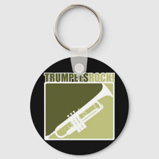 Trumpets Rock Key Ring