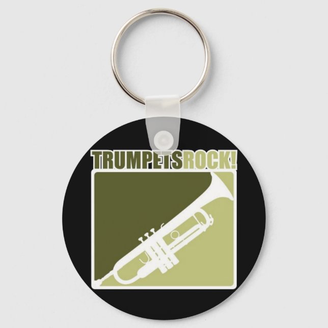 Trumpets Rock Key Ring (Front)