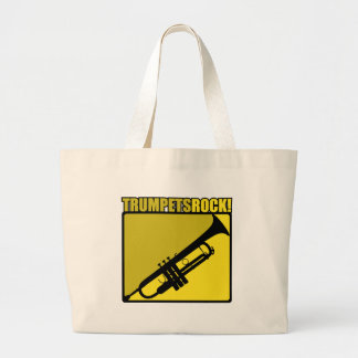 Trumpets Rock! Large Tote Bag