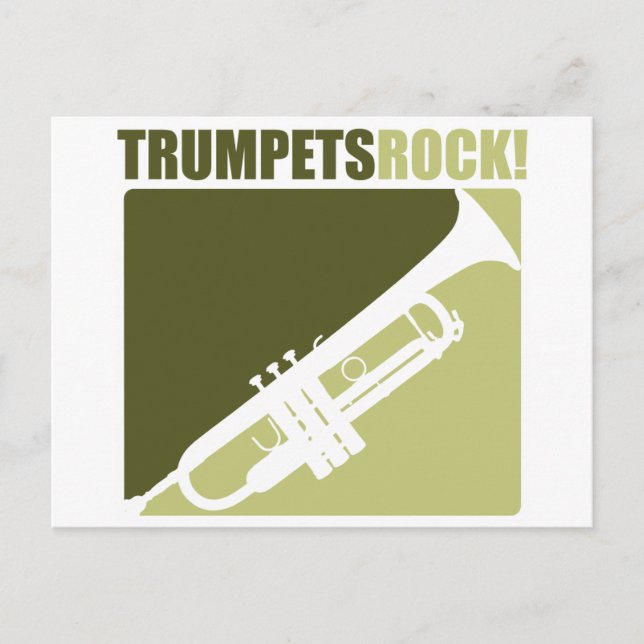 Trumpets Rock! Postcard (Front)