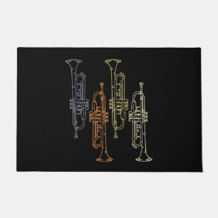 Trumpets Vintage Doormat