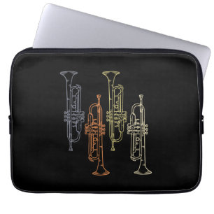 Trumpets Vintage Laptop Sleeve