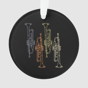 Trumpets Vintage Ornament