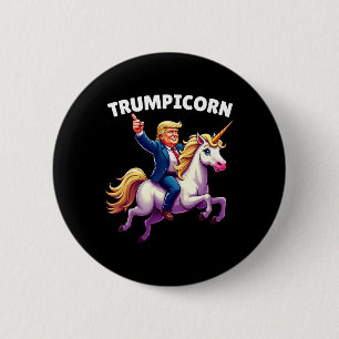 Trumpicorn Funny Donald Trump Unicorn President Ha 6 Cm Round Badge