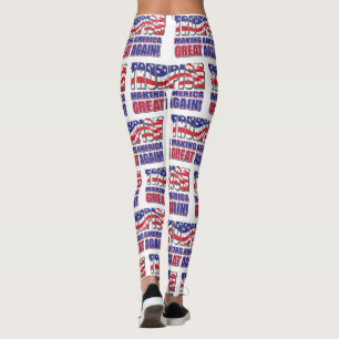 Trumpism Maiking America Great Again Leggings