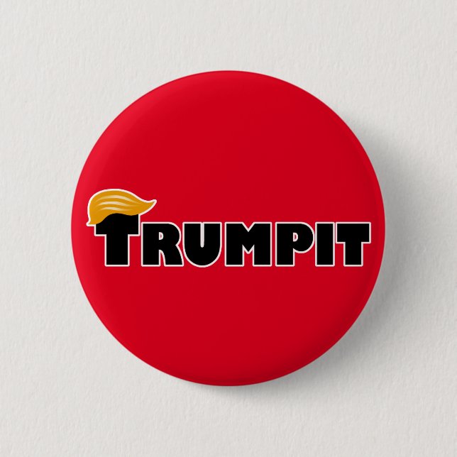 TRUMPIT 6 CM ROUND BADGE (Front)