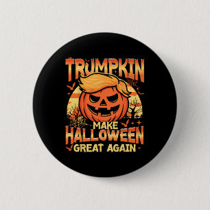 Trumpkin 2025 Usa Make Halloween Great Again Funny 6 Cm Round Badge