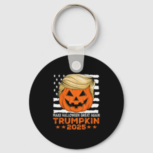 Trumpkin 2025 Usa Make Halloween Great Again Funny Key Ring