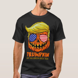 Trumpkin 2025 Usa Make Halloween Great Again Funny T-Shirt