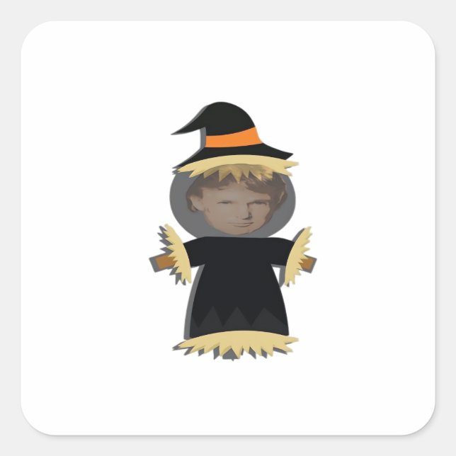 Trumpkin - Best Halloween Costume Square Sticker (Front)
