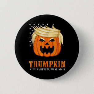 Trumpkin - Best Halloween Costume Tri-Blend 6 Cm Round Badge