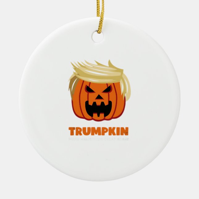 Trumpkin Classic Design Ceramic Ornament (Front)