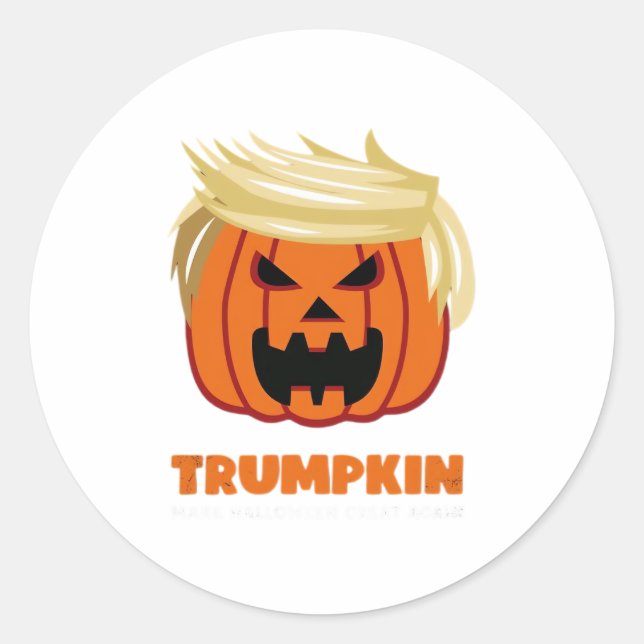 Trumpkin Classic Design Classic Round Sticker (Front)