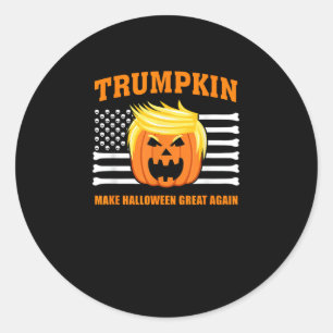 Trumpkin Classic Halloween - Make Halloween Great Classic Round Sticker