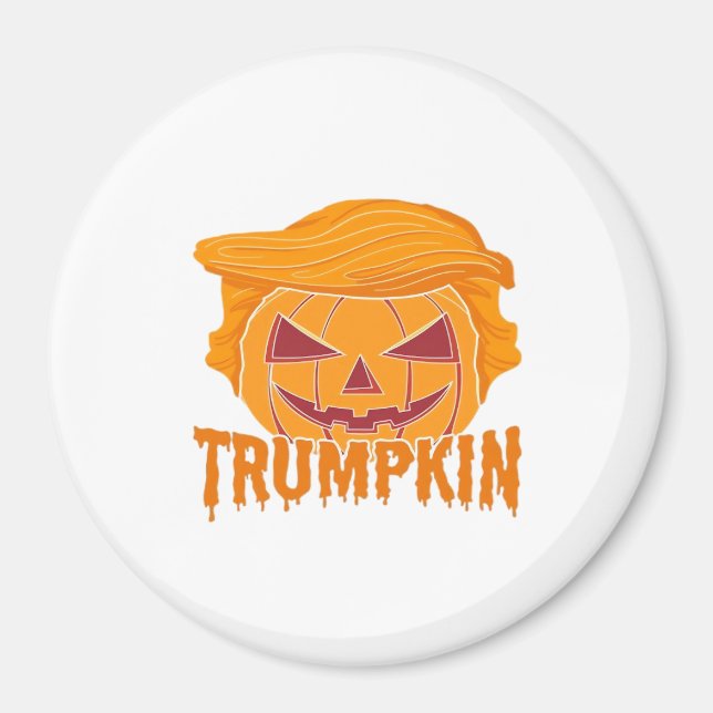 Trumpkin Classic – Pumpkin President Style Magnet (Front)
