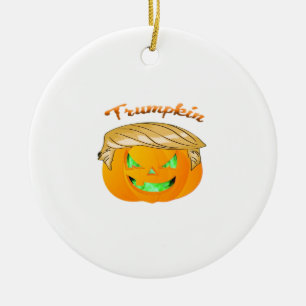 Trumpkin Classic – Sloth in a MAGA Hat Ceramic Ornament