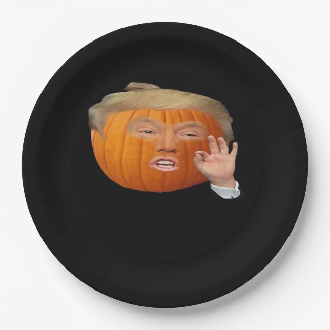 Trumpkin Design Basic & Classic Paper Plate (Front)