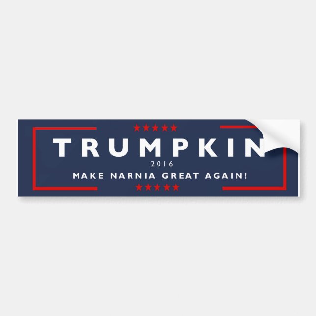 Trumpkin for President 2016 bumper sticker (Front)