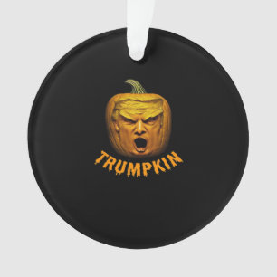 Trumpkin – Funny Donald Pumpkin Halloween Classic Ornament