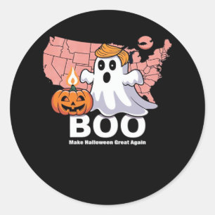Trumpkin Funny Halloween Boo - Pumpkin Trumpkin Classic Round Sticker