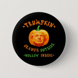 Trumpkin Funny Halloween Classic 6 Cm Round Badge