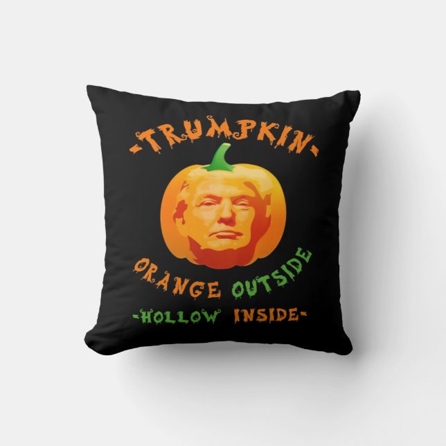 Trumpkin Funny Halloween Classic Cushion (Front)