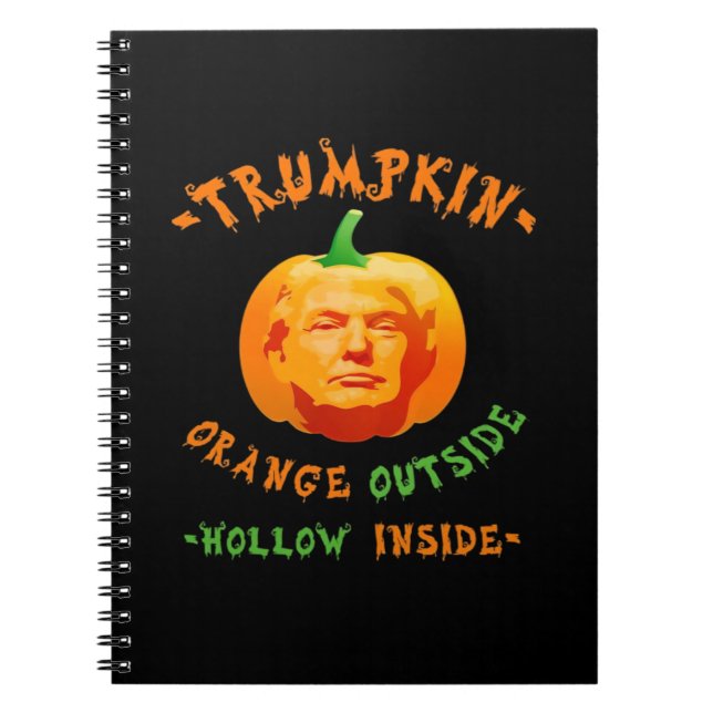 Trumpkin Funny Halloween Classic Notebook (Front)
