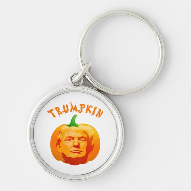 Trumpkin Funny Halloween Costume – Retro MAGA Styl Key Ring (Front)