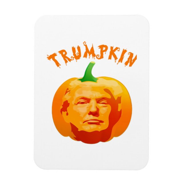 Trumpkin Funny Halloween Costume – Retro MAGA Styl Magnet (Vertical)