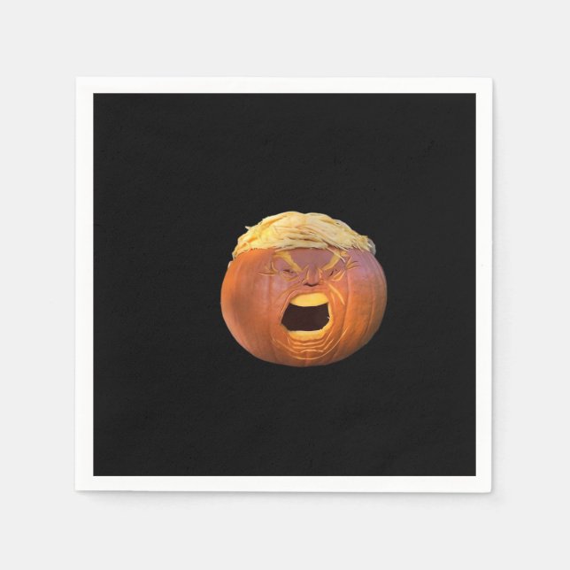 Trumpkin - Funny Halloween Napkin (Front)