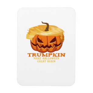 Trumpkin Funny Halloween Pumpkin – Classic Costume Magnet