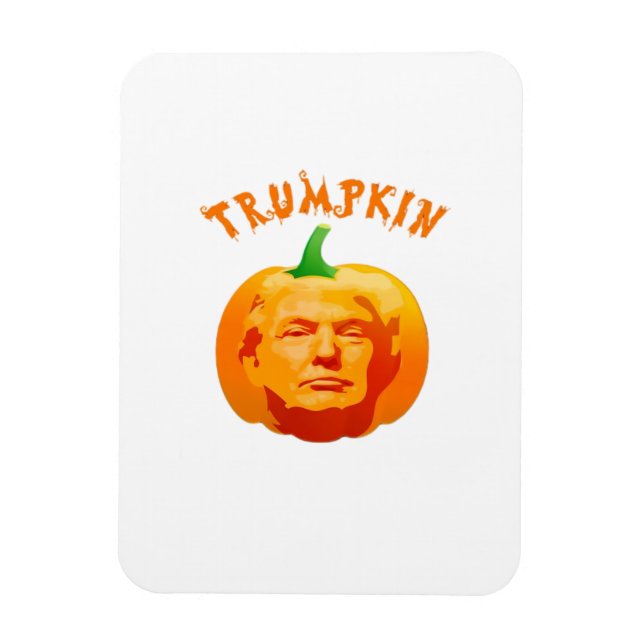 Trumpkin Funny Halloween – Spooky Parody Edition Magnet (Vertical)