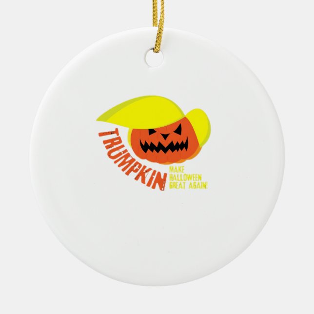 Trumpkin – Funny Mash Ceramic Ornament (Front)