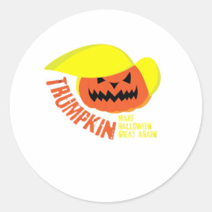 Trumpkin – Funny Mash Classic Round Sticker