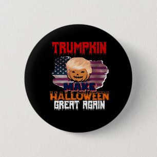 Trumpkin Halloween Classic 6 Cm Round Badge
