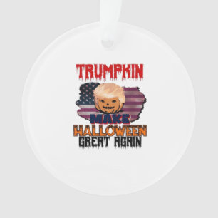 Trumpkin Halloween Classic Ornament